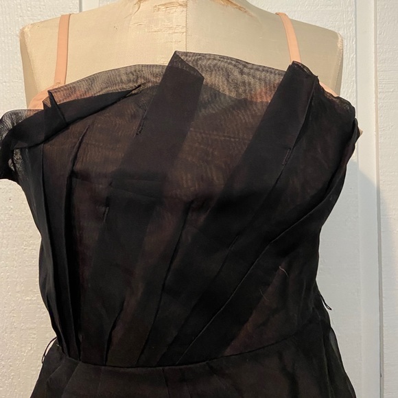 Marc by Marc Jacobs Silk Chiffon Black Dress - Picture 2 of 5